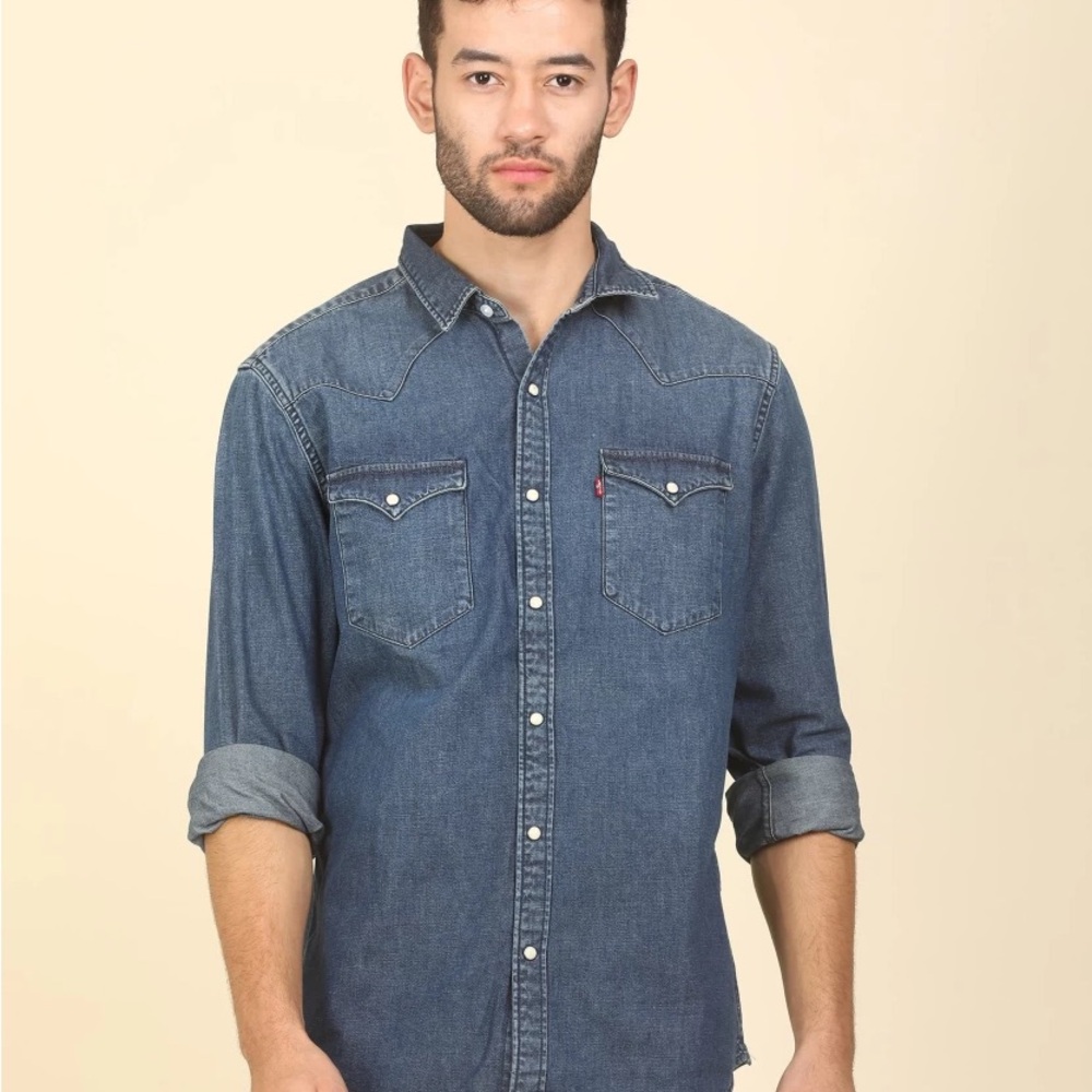 Levi's Men's Denim Shirt - Blue